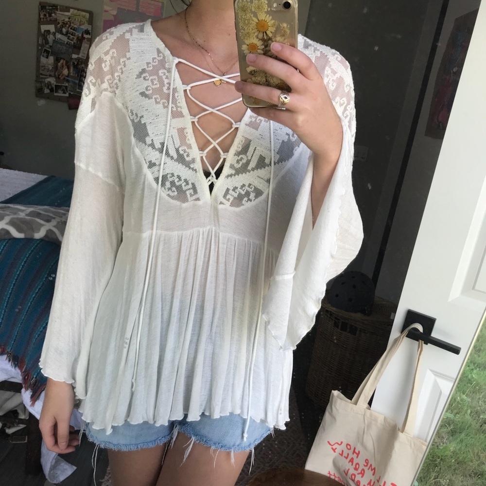Urban Outfitters long sleeve flowy blouse